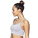 Reebok Women's Strappy Longline Sports Bra - Racerback Medium Impact Bralette w/Removable Cups