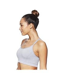 Reebok - Sujetador deportivo con tirantes para mujer - Bralette de impacto medio con copas extraíbles