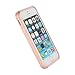 MTRONX Phone Case for iPhone 5, iPhone 5s, Shockproof Hybrid Hard Soft TPU Case Bumper for Apple iPhone 5, iPhone 5s - Rose Gold/Rose Gold(HC-RGRG)
