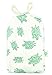 Fitted Crib Sheet in GOTS-Certified Soft Organic Cotton for Baby or Toddler, Turtle Print (Green)