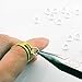 BEADNOVA Open Jump Rings for Keychains Silver Plated Jump Rings for Jewelry Making (3mm 4mm 5mm 6mm 7mm 8mm Box Set)