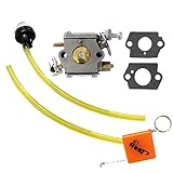 HURI Carburetor With Gasket Fuel Line Primer Bulb For Homelite 35cc 38cc 42cc Chainsaw 309362001 309362003 Carb 2 Cycle UT-10549
