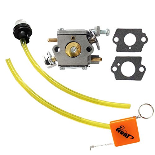 HURI Carburetor With Gasket Fuel Line Primer Bulb For Homelite 35cc 38cc 42cc Chainsaw 309362001 309362003 Carb 2 Cycle UT-10549