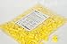 500 PCS Yellow Wire Connector, P4 Type Easy Twist-On Ribbed Cap UL Listed