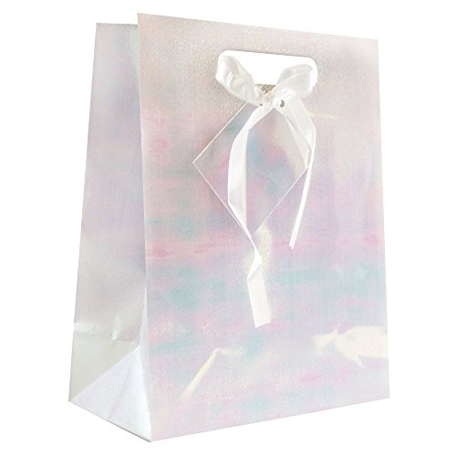 JAM Paper® Holographic Gift Bags - Medium - 10