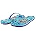 Ed Hardy Women's Jungle Flip Flop Sandal - Turquoise - 9