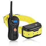 AsyPets Waterproof & Rechargeable Dog Training Collar for 15-100lb, 650yd Remote Controlled Dog Shock Collar
