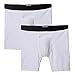 Avidlove Men Underwear Stretch Cotton Blend Boxers Briefs with Pouch 2 Packs