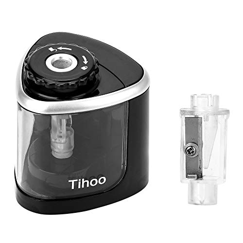 Gotian Electric Pencil Sharpener Auto Durable Portable School Classroom Home Office, more than 800 Times Cutting Pencil Diameter, Suitable for 6-8mm Diameter Pencils - Thumbnail 6