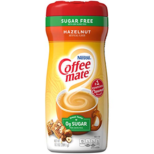 Nestle Coffee-Mate Hazelnut Sugar Free, 6er Pack (6 x 289 g)