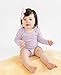 Woolino 100% Superfine Merino Wool Baby Bodysuit - Long Sleeve Onesies for Boy and Girl - 12-18 Months - Blush