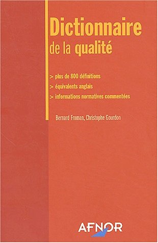 Dictionnaire de la qualité