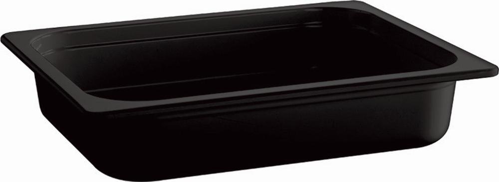 APS GN 1/2 Tank – Eco Line 32.5 x 26.5 cm, H: 6,5 cm, Melamine, Black, 3.4 Litres