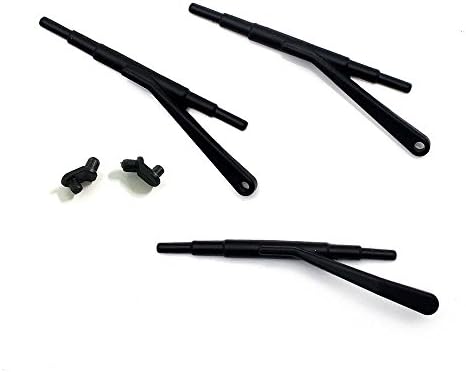AXspeed3PCS Rubber Simulation Windshield Wiper Blades for 1/10 RC SCX10 II Cherokee