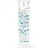 Clear Aqua Motivational Bottle®