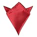 I-MART 12 Pcs Mens Solid Mixed Color Pocket Square Wedding Handkerchiefs