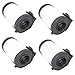 HQRP Washable Dust Cup Filter 4-Pack for Eureka Optima 431 431A 431BX 431F 431DX 433 433A 437 437AZ, Pet Lover Oh! 439 439AZ Vac Vacuum Cleaner + HQRP Coaster
