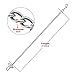 Metal Pet Car Safety Seat Belt Durable Stainless Steel Dog Chain Leash Silver Vehicle Seat Belt for Dogs Cats