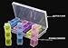 Inspiration Industry NY Pill Organizer Box with Snap Lids (7-day AM/PM) - Pill Box 6018