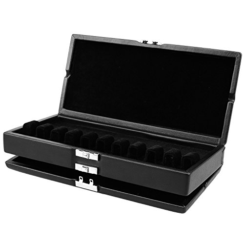 image for sunflower Durable Double Layers PU Leather Bassoon Reeds Storage Case 