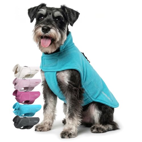 VIVAGLORY Dog Fleece Vest Turquoise
