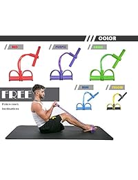 YINQAG Equipamiento Fitness adelgazamiento bandas de resistencia yoga deportes crunches elástico cuerda de tirar, pie abdomen entrenador, sentado dispositivo de ejercicio, pedal fitness tubo de látex