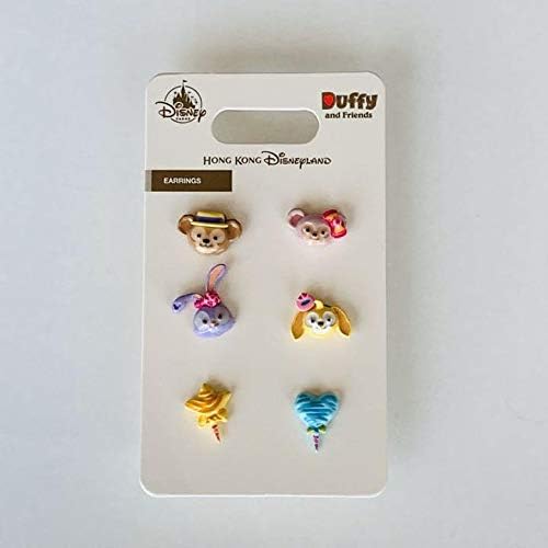 香港 ディズニー バレンタイン シリーズ ダッフィーフレンズ ピアス Exactgroup Rs