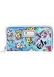Tokidoki Watercolor Paradise Long Wallet in Blue/Multi