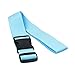 BlueCosto Luggage Straps Suitcase Belts Travel Accessories, 2-Pack, Blue