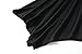LARACE Plus Size Tops for Women Tunic Asymmetrical Dress Shirts 3/4 Sleeve V Neck Flowy Ladies Clothes for Leggings(Black 1X)