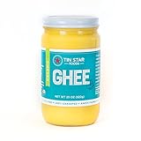 Tin Star Foods Organic Ghee -100% Grassfed - Gluten-Free - Whole30 - Non-GMO - Paleo - Made in USA - 29 oz (1 jar)