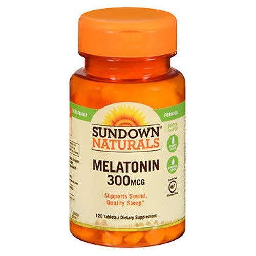 Special Pack of 5 Sundown Melatonin, 300 mcg, Tablets - 120 Ea Special Pack of 5 Sundown Melatonin, 300 mcg, Tablets - 120 Ea