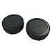 LXH (2 pack) Front Body Cap & Rear Lens Cap for Micro 4/3 DSLR Cameras & Micro 4/3 Mount Lenses (For Micro Four Third Lens, MFT) Fits Olympus E-PL5, E-PL6, EPL-7, E-PL8 E-P1/2/3 E-PL1/2/3 Panasonic