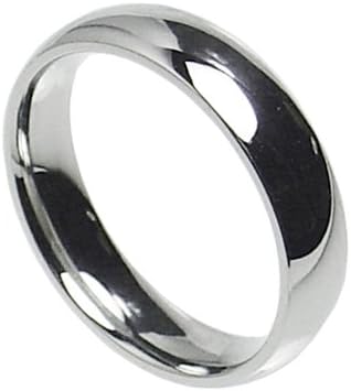 3mm Stainless Steel Comfort Fit Plain Wedding Band Ring Size 3-10 (8)
