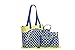 SoHo diaper bag Chelsea 6 pieces set nappy tote bag large capacity for baby mom dad stylish insulated unisex multifunction waterproof includes changing pad stroller straps Bule