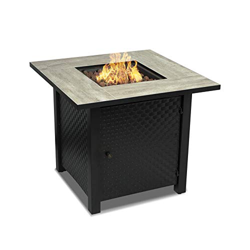 Gas Fire Pit Table, Camplux 30 Inch Outdoor Propane Fire Pits, 50,000