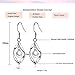 Women's Classical Freshwater Cultured Pearl Dangle Earrings White 925 Sterling Silver