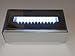 Rectangular 12 LED White Light Stand / Base for Crystal Glass Art by Santa Cruz Treasures