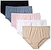 Fruit of the Loom Women's Plus Size Fit for Me 5 Pack Microfiber Brief Panties