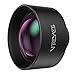Vteyes Universal Mobile Phone Telephoto Lens, No Distortion, No Dark Circle, Professional Clip-on 2X HD Telephoto Cell Phone Camera Lens kit for iPhone Samsung Android Smart Phones Most Cell Phones