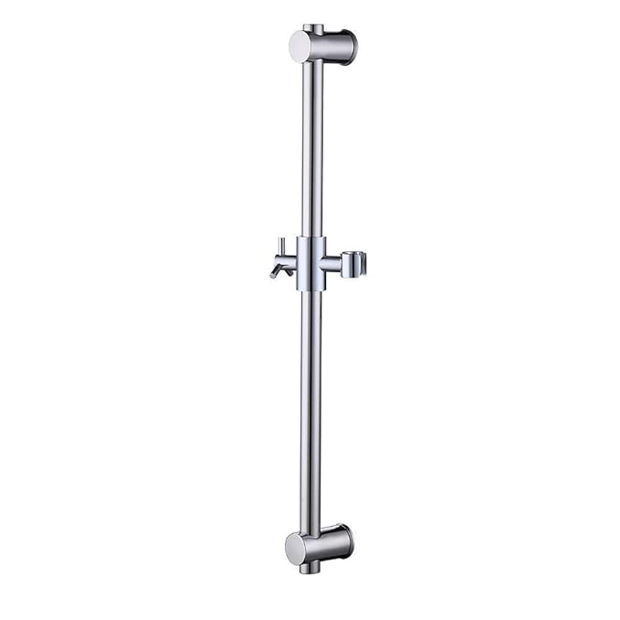 KES Shower Riser Rail, Stainless Steel Slide Bars with All Brass