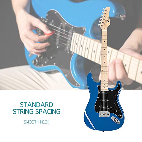 image for GLARRY Full Size Electric Guitar for Music Lover Beginner with 20W Amp