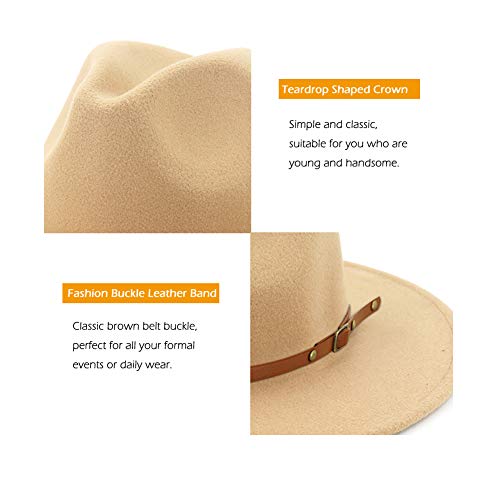 Lisianthus Women Wide Brim Wool Fedora 