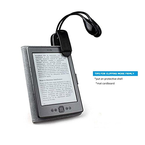 lotus.flower Book Music Stand Light Reading Light USB Battery Operated Clip on and Portable Lights (4LED) - Thumbnail 3