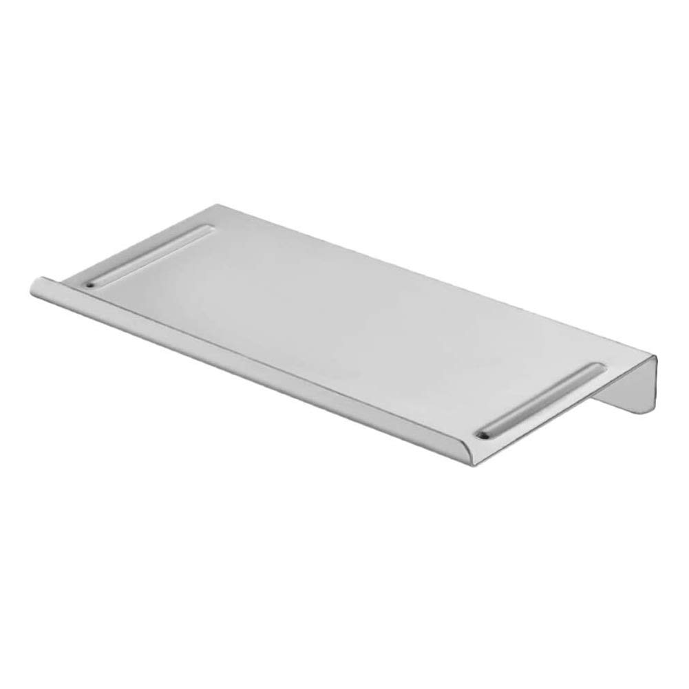 VICMAT Stainless Steel Bathroom Wall Mount Shelf for Mobile Phone, iPad, Fabric - Modern Design - Floating Shelf - 18 x 9 cm - Durable