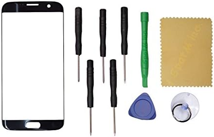 Front Screen Glass Lens Repair For Samsung Galaxy S7 Edge G935 (Dark Blue)