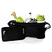 K-JYBA Pram Stroller Organizer Bag Cup Holders Cellphone holder Mesh Pocket Zip-off Pouch Universal Fit Large Space Capacity