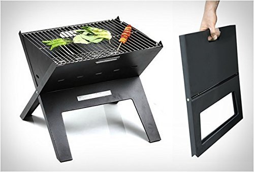 Protetto Handy Compact Barbeque Charcoal Portable Grill