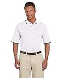Harriton 6 oz. Short-Sleeve Pique Polo Shirt with Tipping