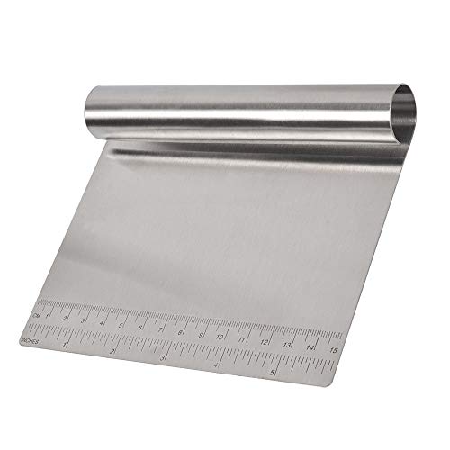 Bench Scraper Chopper Stainless Steel Kitchen Food Scraper Icing